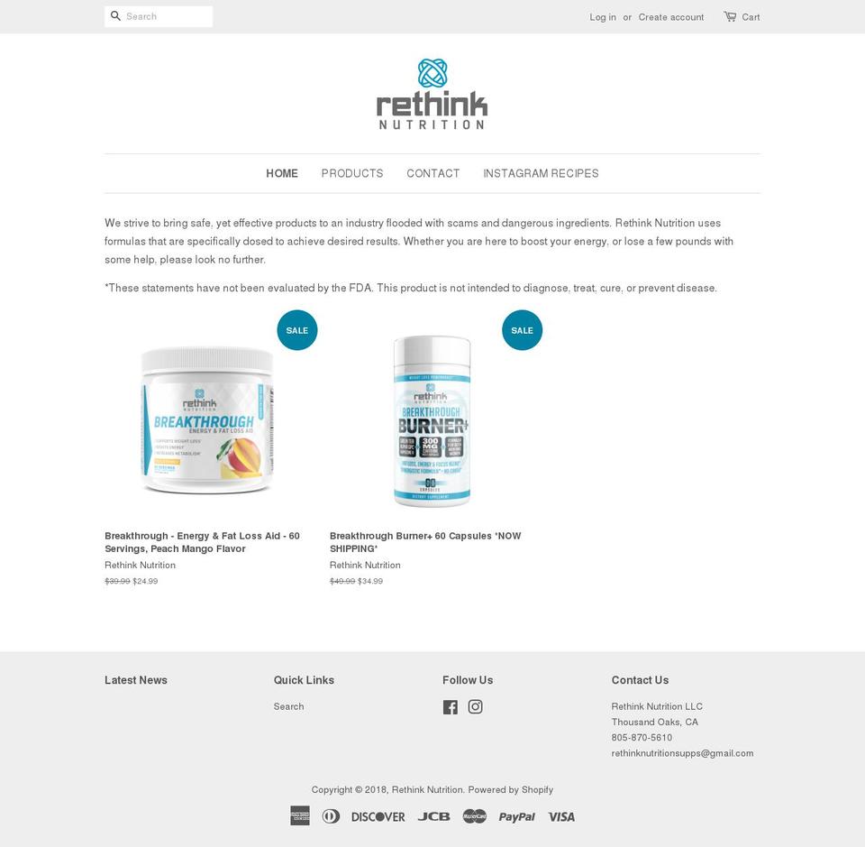 rnsupps.com — Shopify storefront screenshot