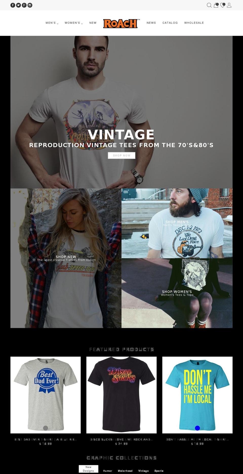 the-look-RoAcH Shopify theme site example roach-studios.com