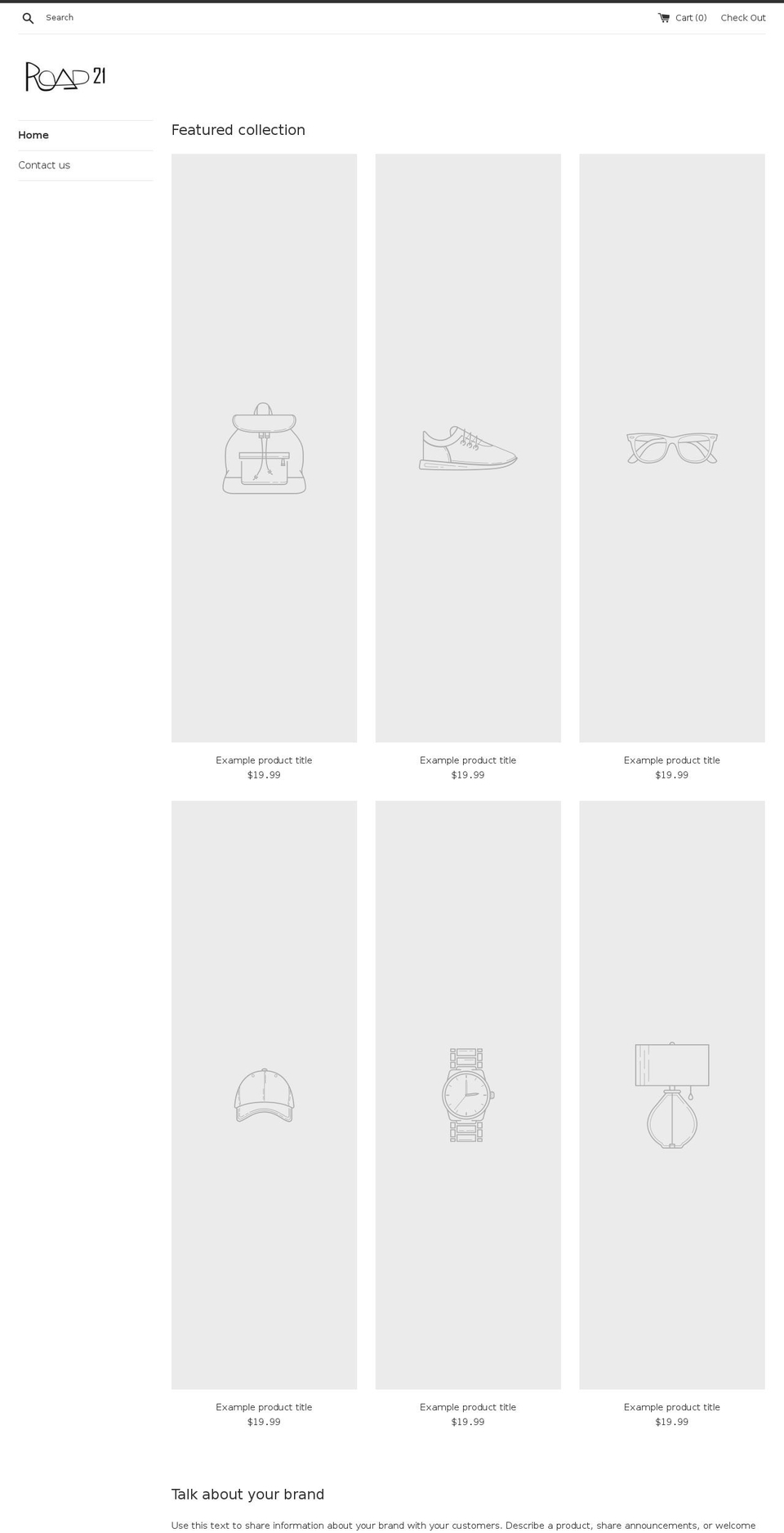 road21.org shopify website screenshot