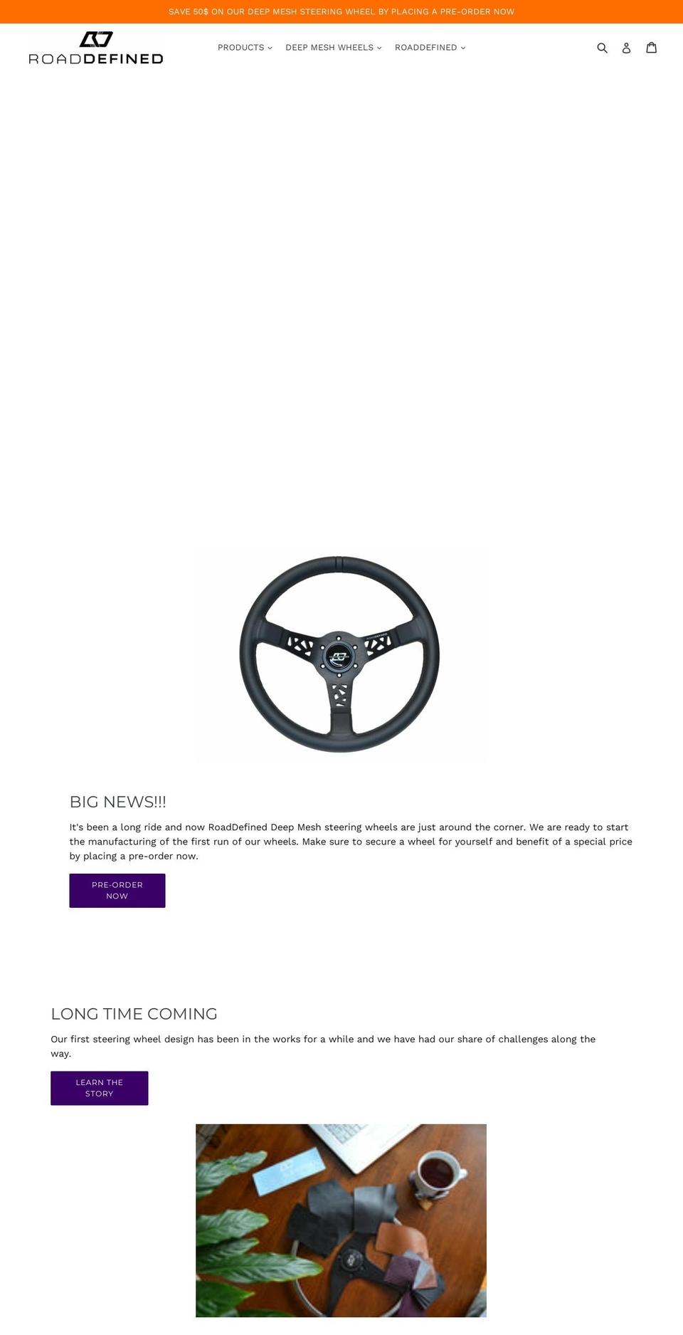 roaddefined.com — Shopify storefront screenshot