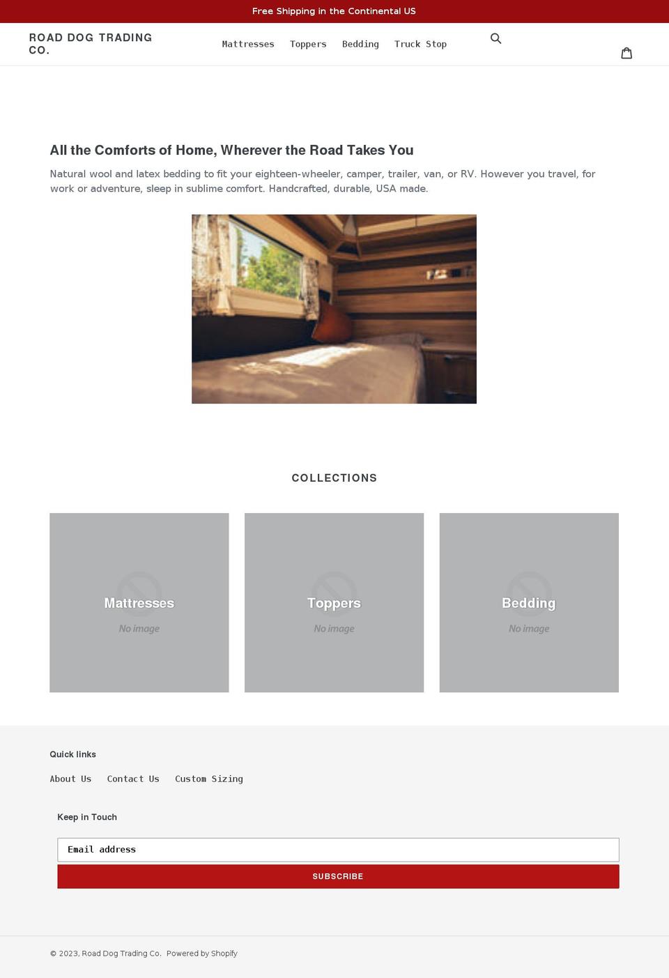 roaddogtrading.com shopify website screenshot