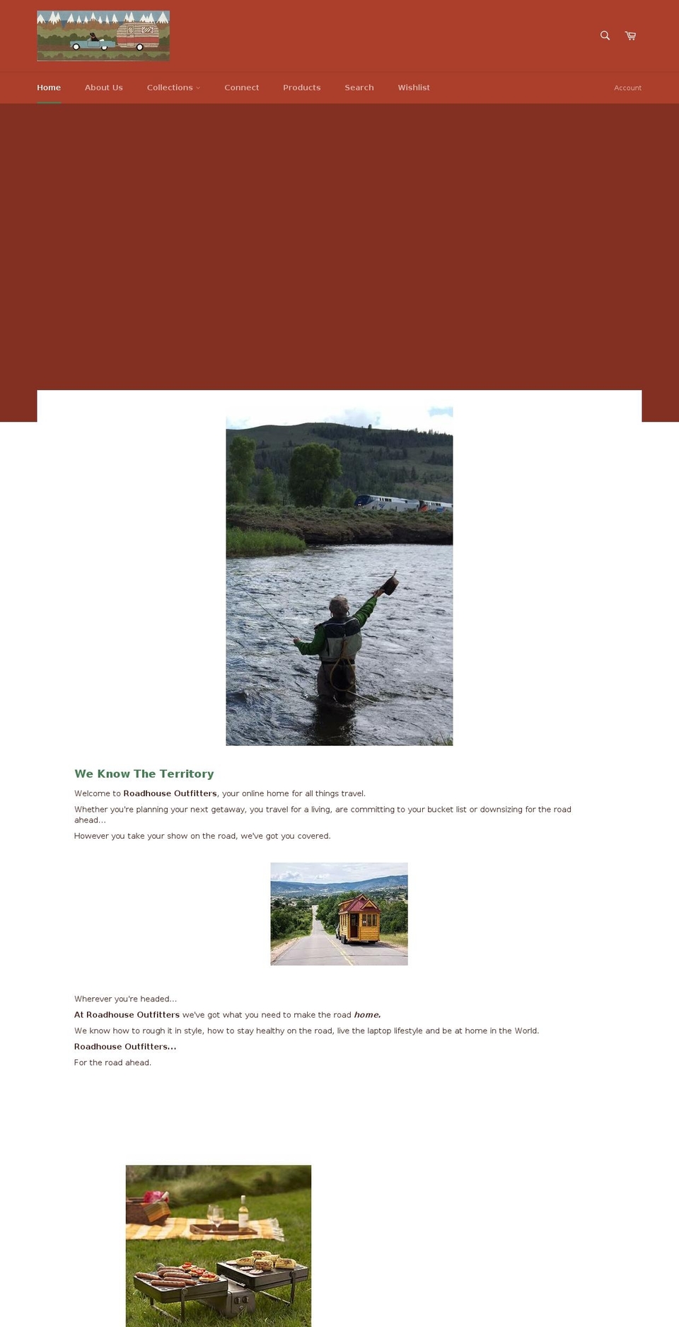 roadhouseoutfitters.com shopify website screenshot