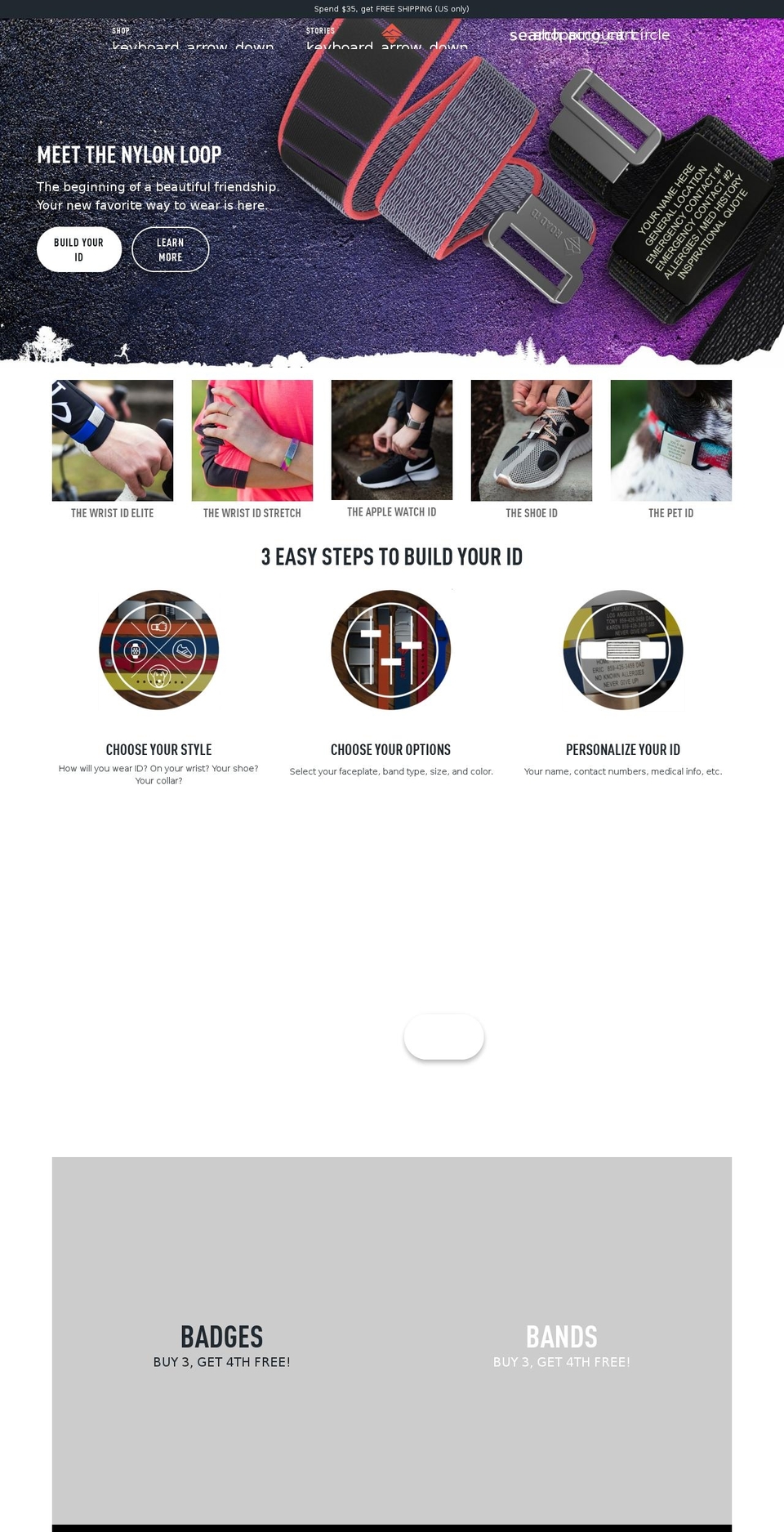 roadid.com shopify website screenshot