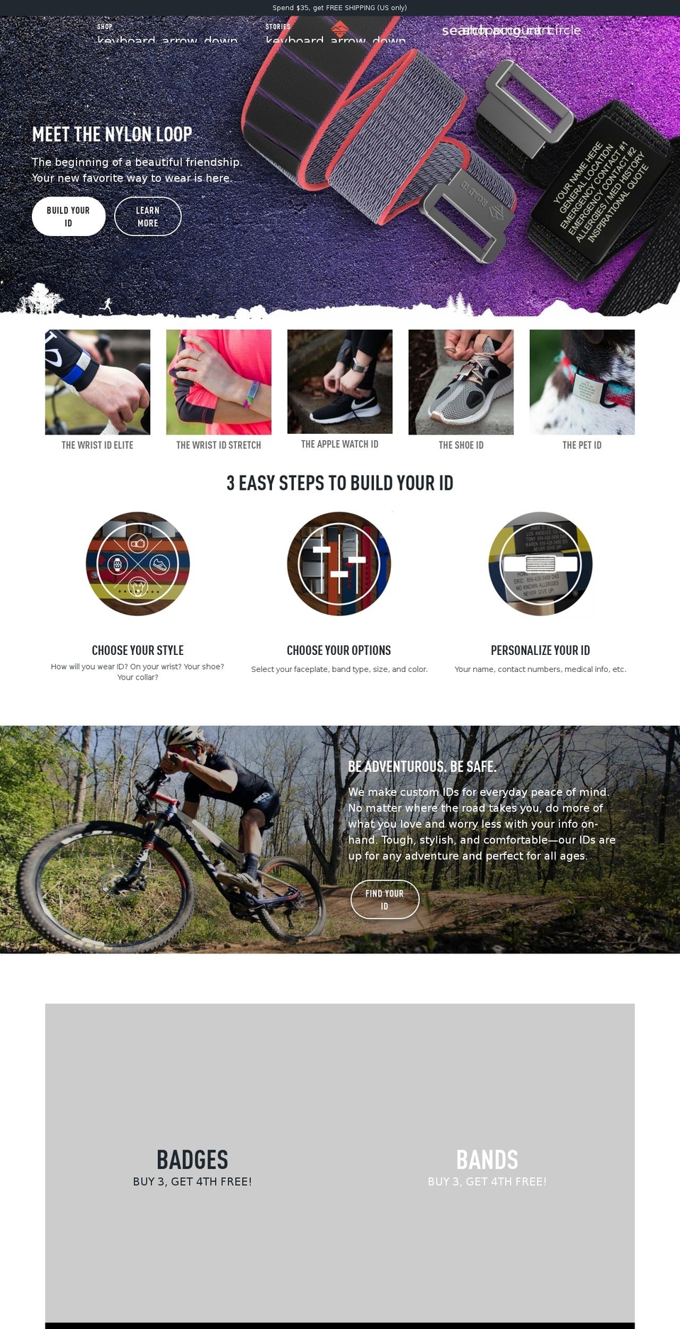 roadid.net shopify website screenshot