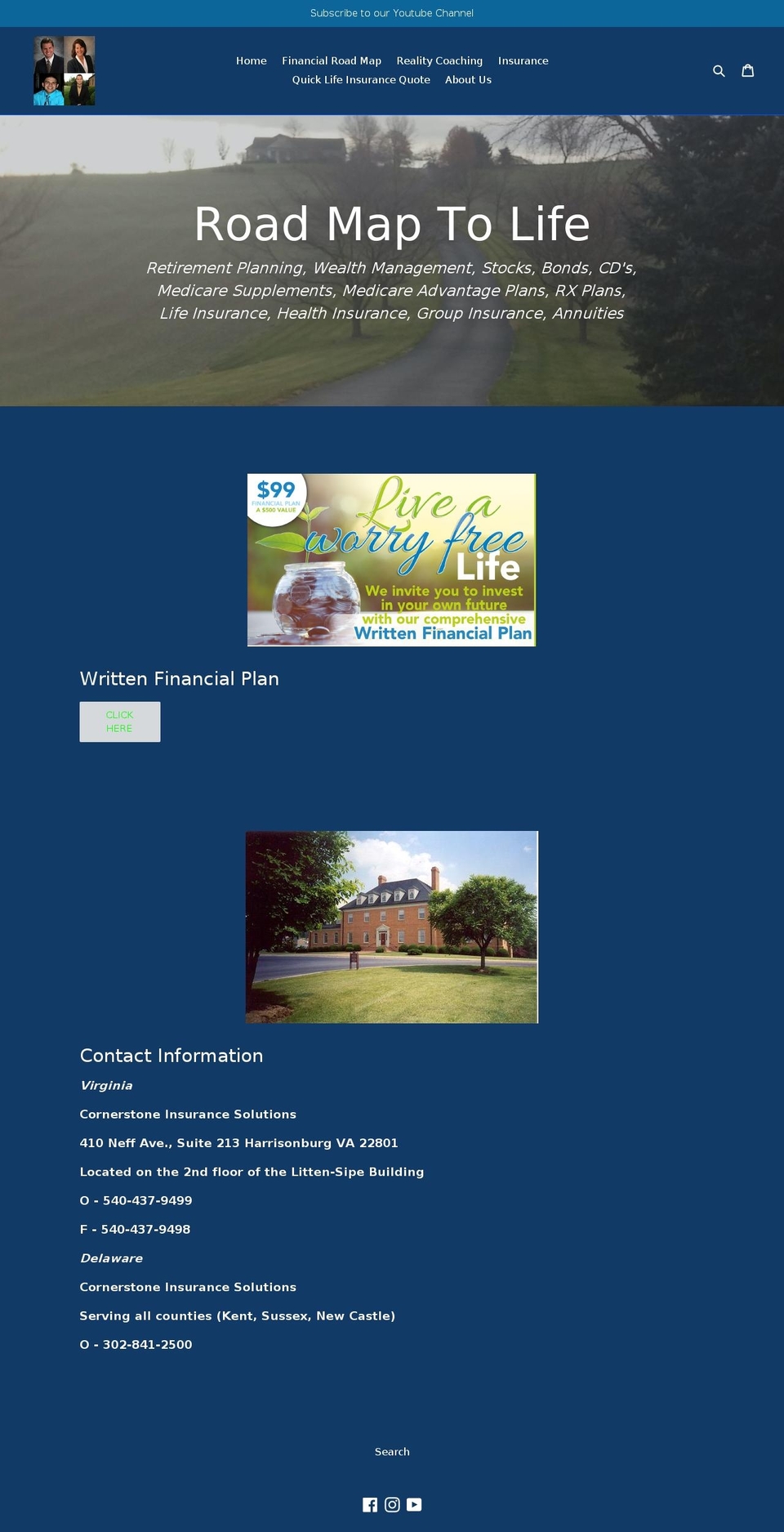 roadmaptolife.com — Shopify storefront screenshot