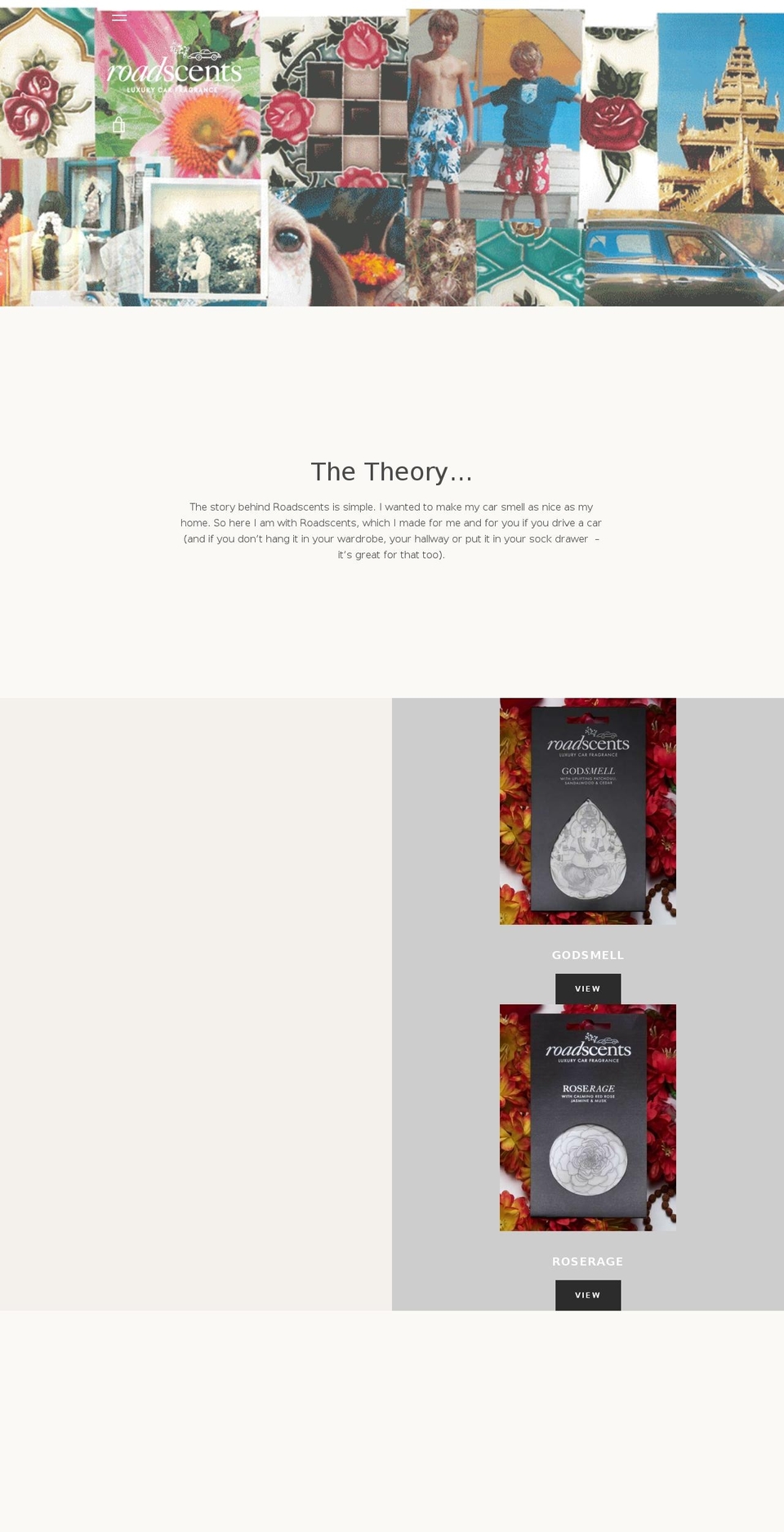 Roadscents Shopify theme site example roadscents.com