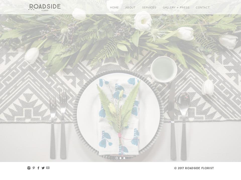 roadsideflorist.com shopify website screenshot