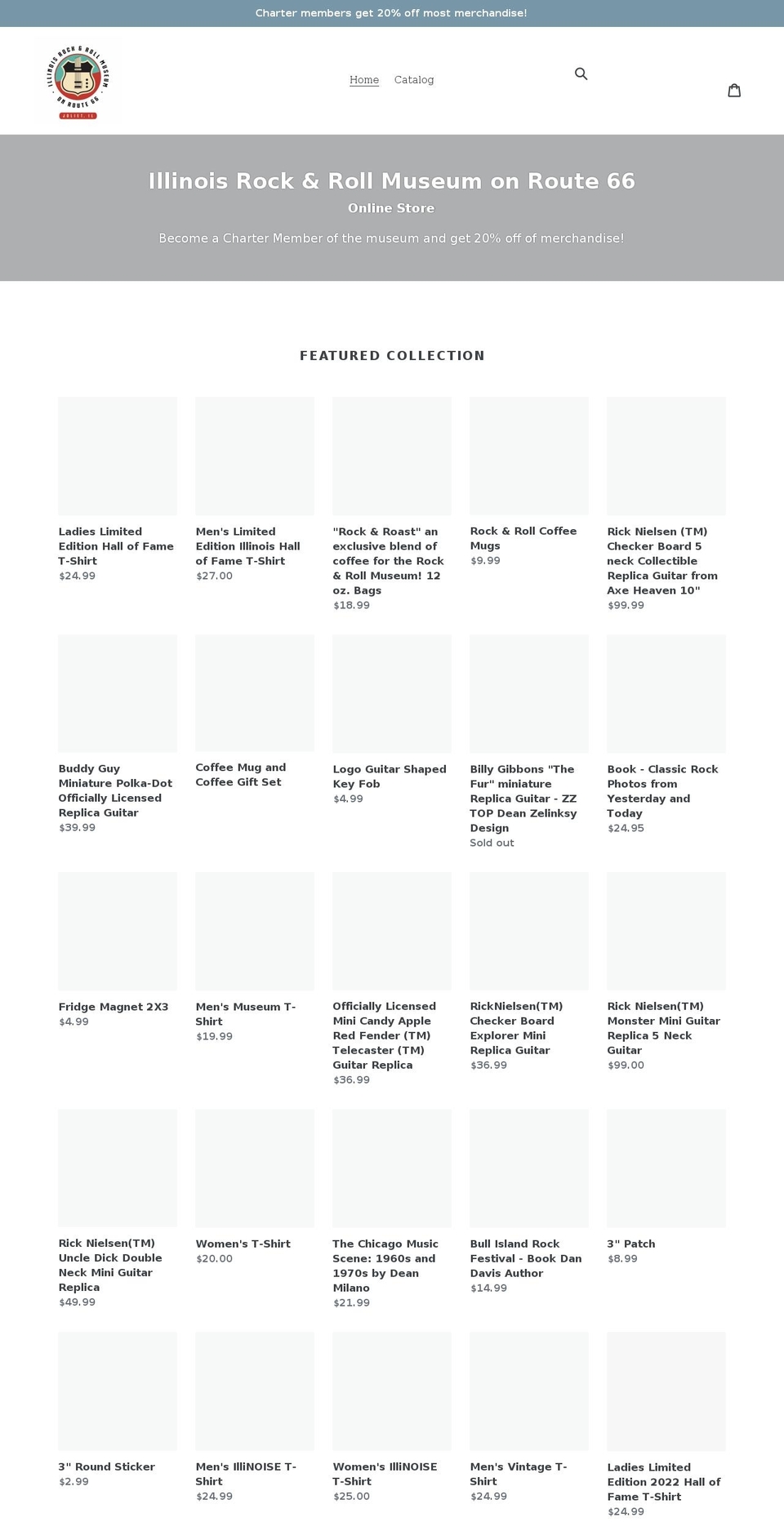 roadtorock.shop shopify website screenshot