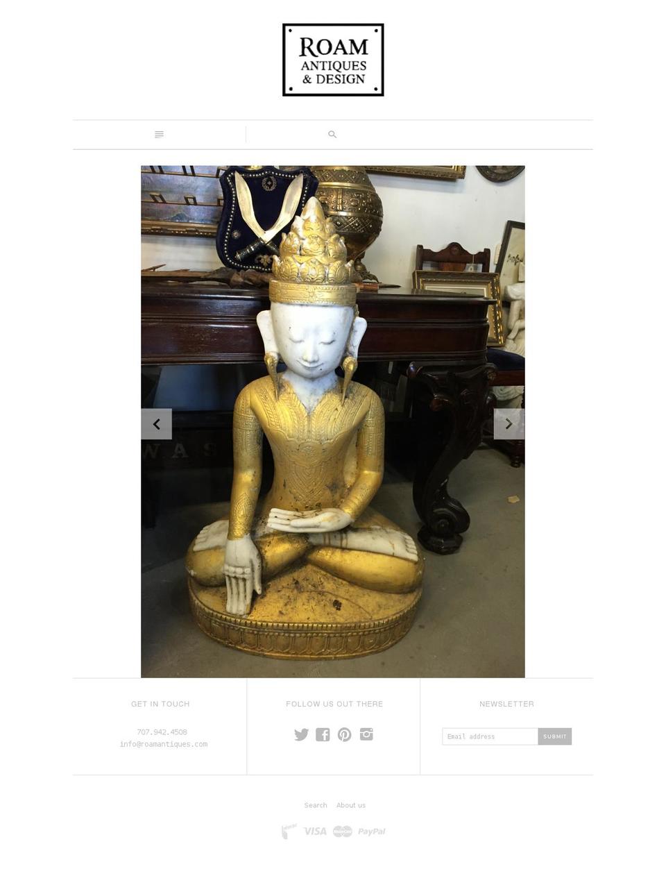 roamantiques.com — Shopify storefront screenshot