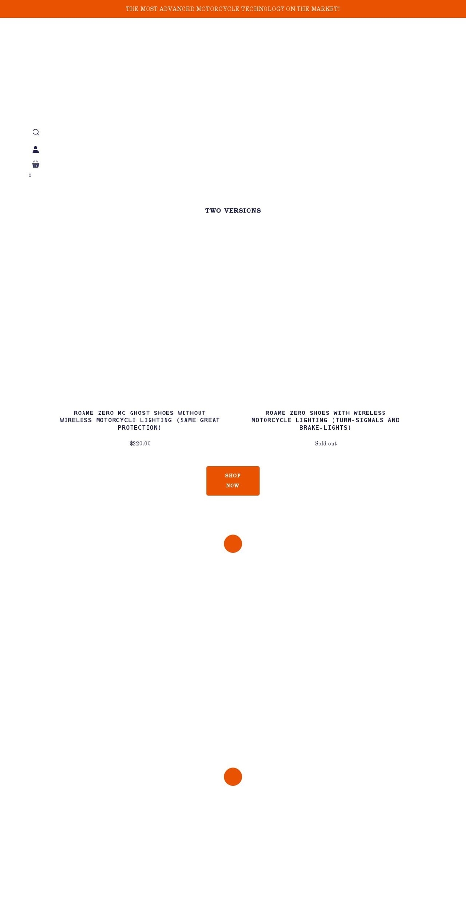 roame.com shopify website screenshot