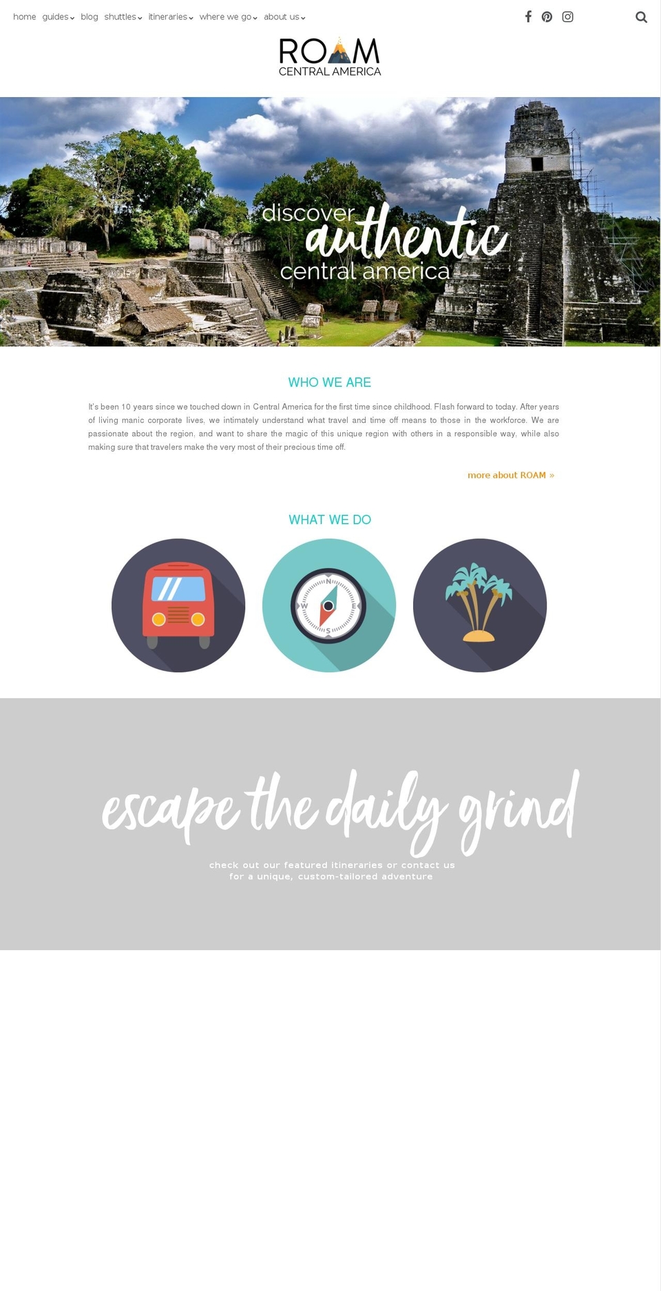 RN June 8 Shopify theme site example roamnica.com