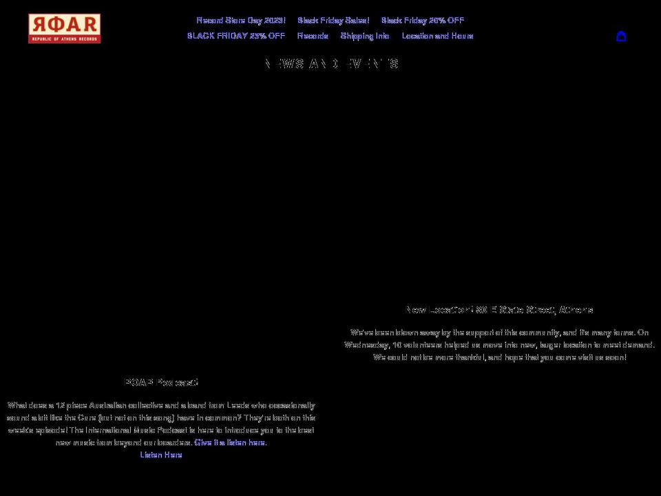 roarrecs.com shopify website screenshot
