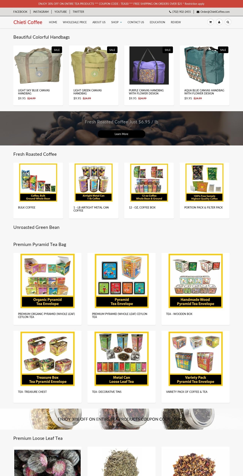 roastandship.com — Shopify storefront screenshot