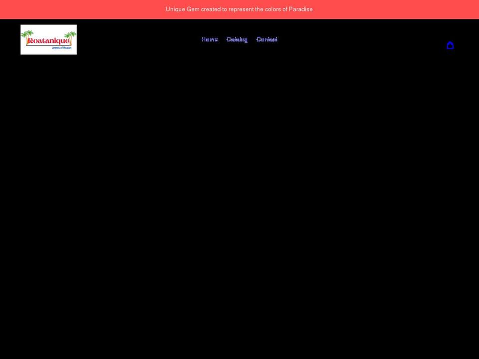 roatanique.com shopify website screenshot