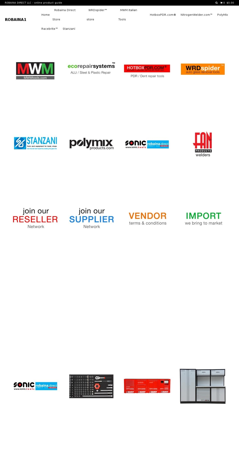 robaina1.com — Shopify storefront screenshot