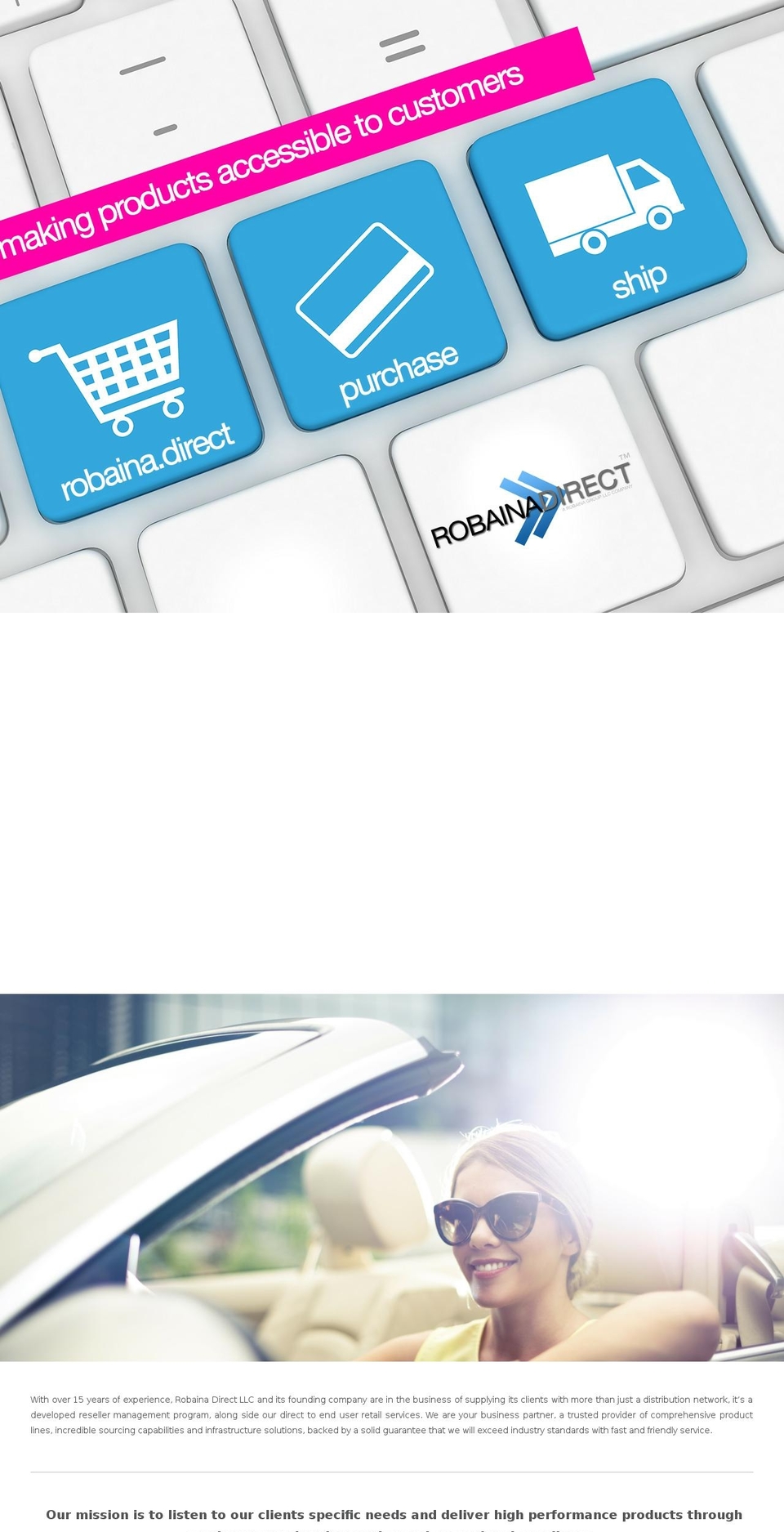 robainadirect.com shopify website screenshot