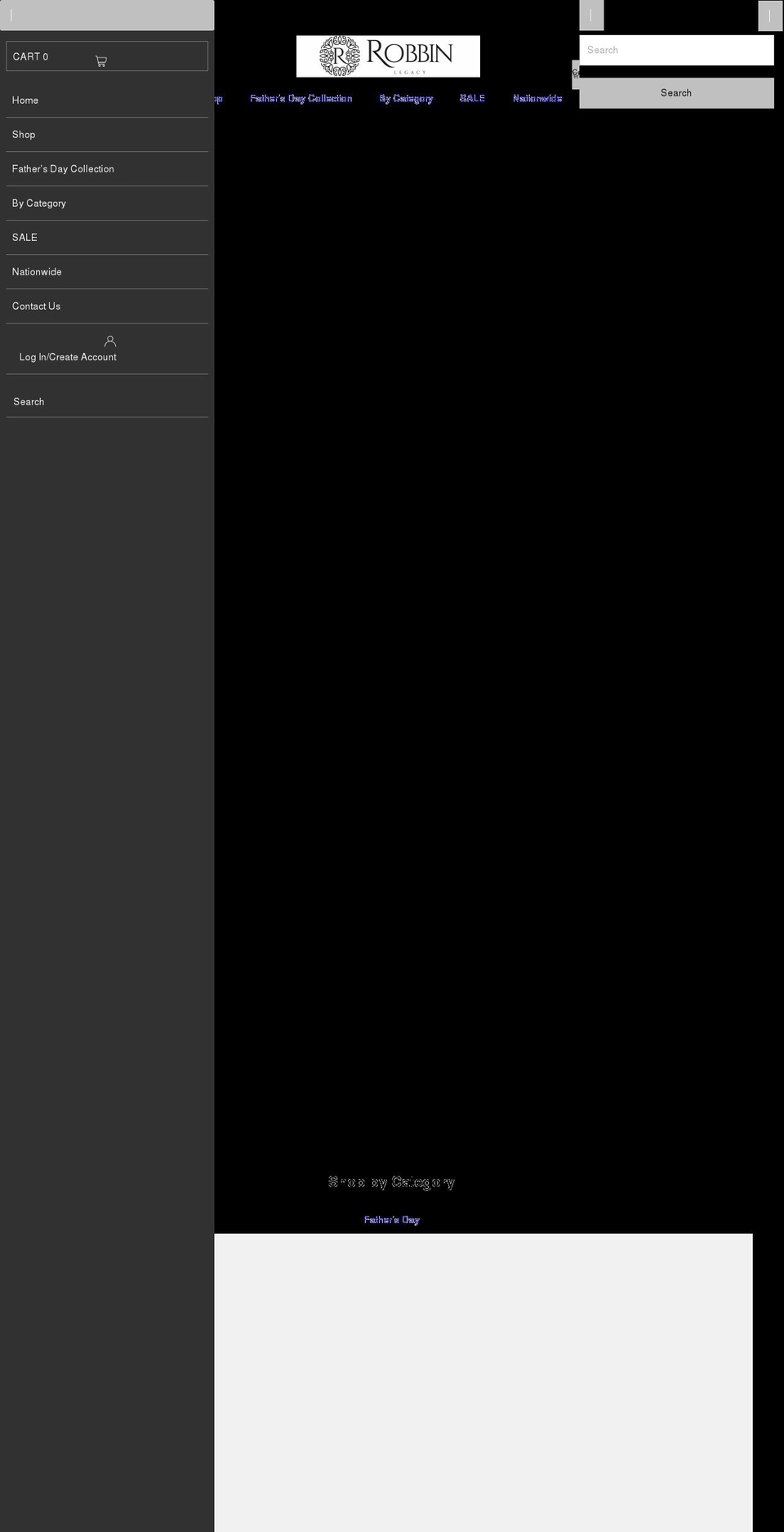 robbinlegacy.com shopify website screenshot