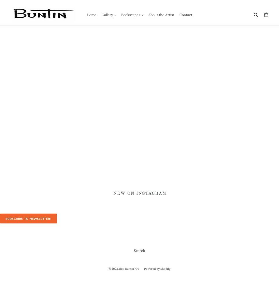 robbuntin.com shopify website screenshot