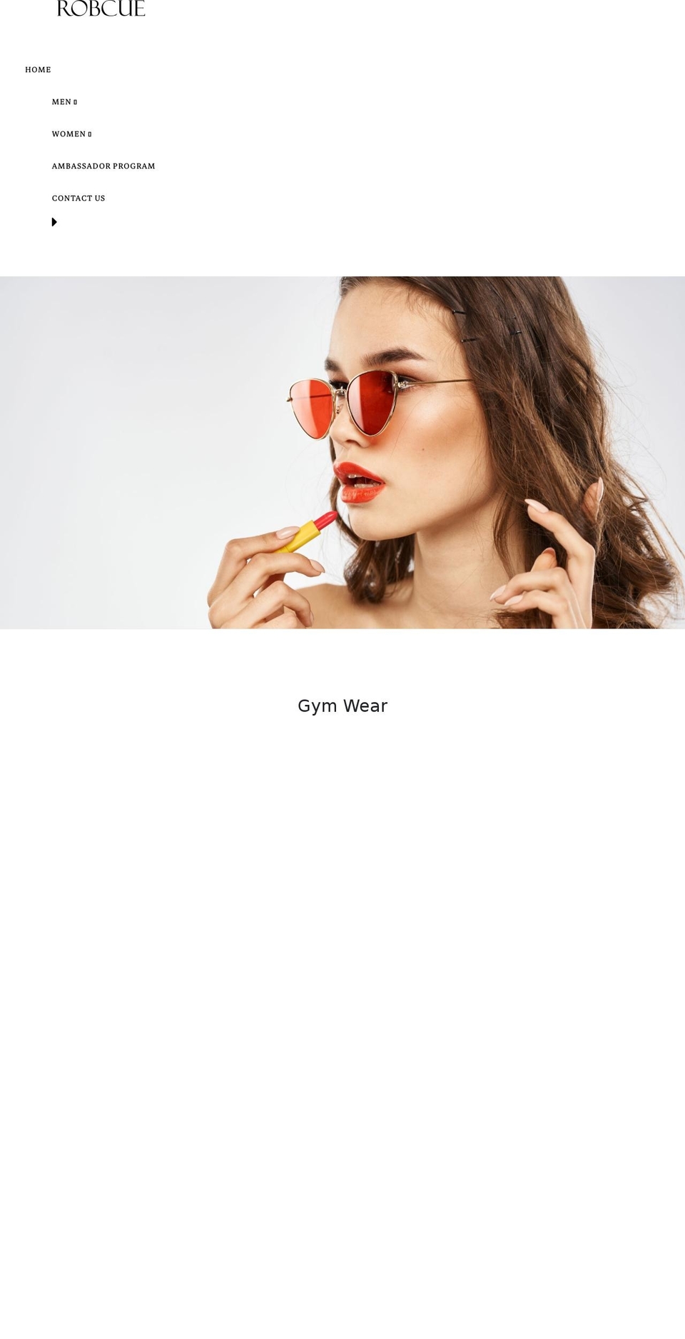 robcue.com shopify website screenshot