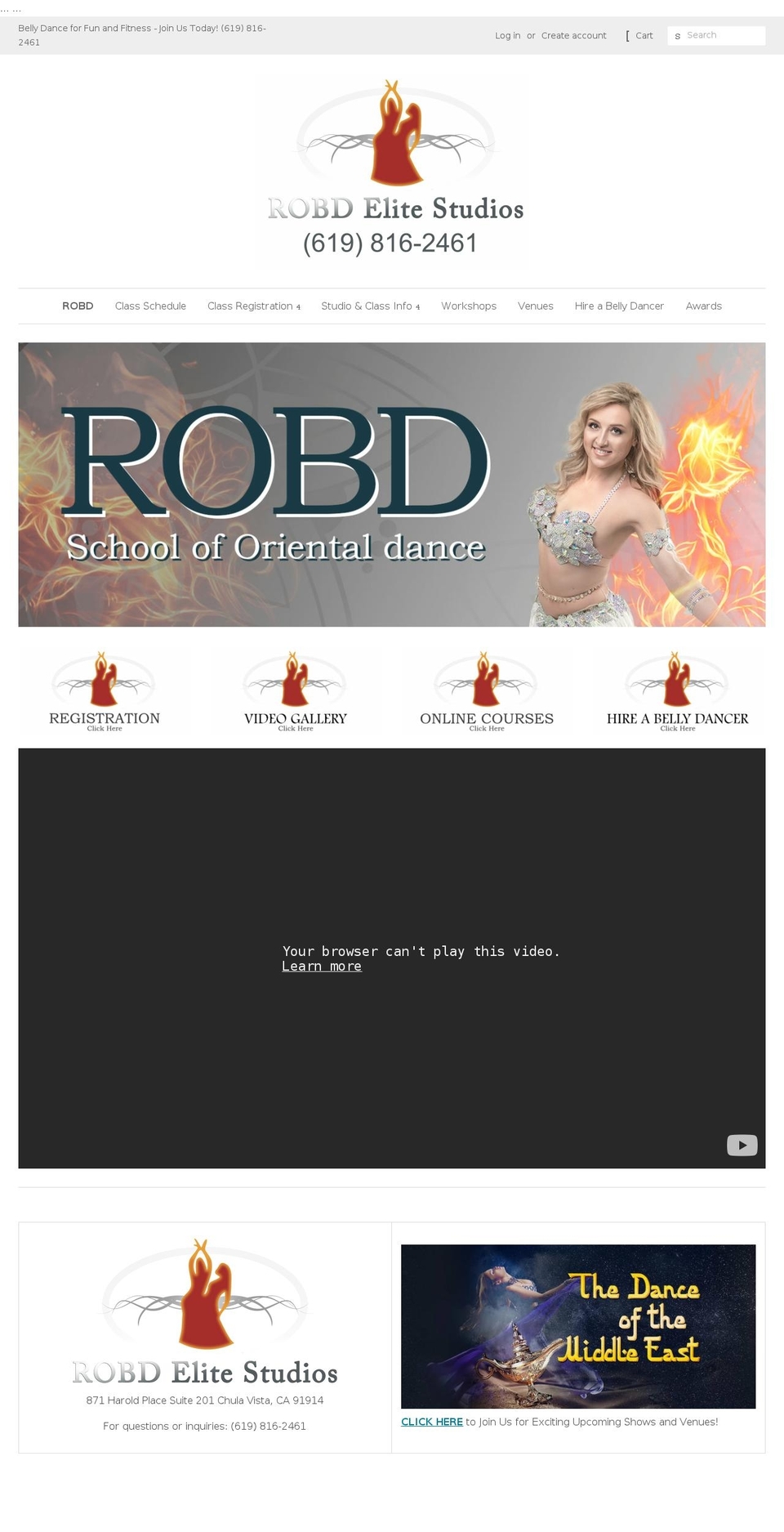 robdstudio.com shopify website screenshot
