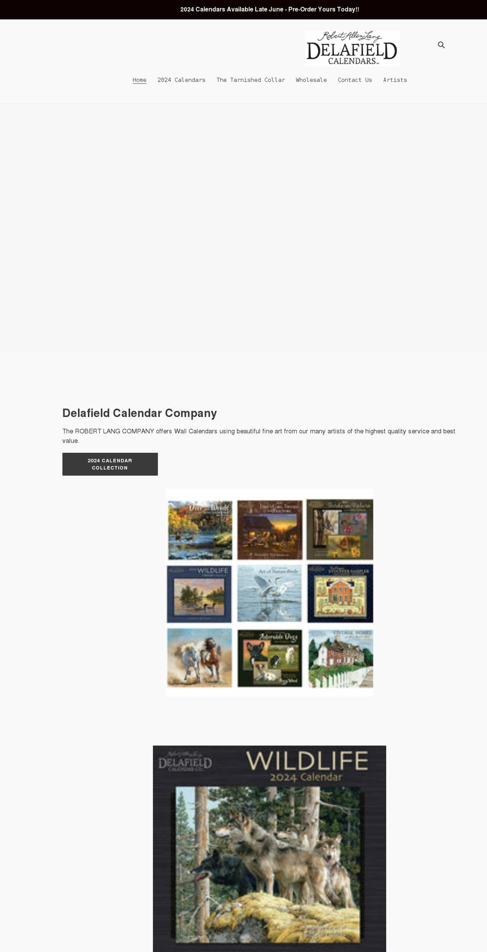 robertlangcompany.com shopify website screenshot