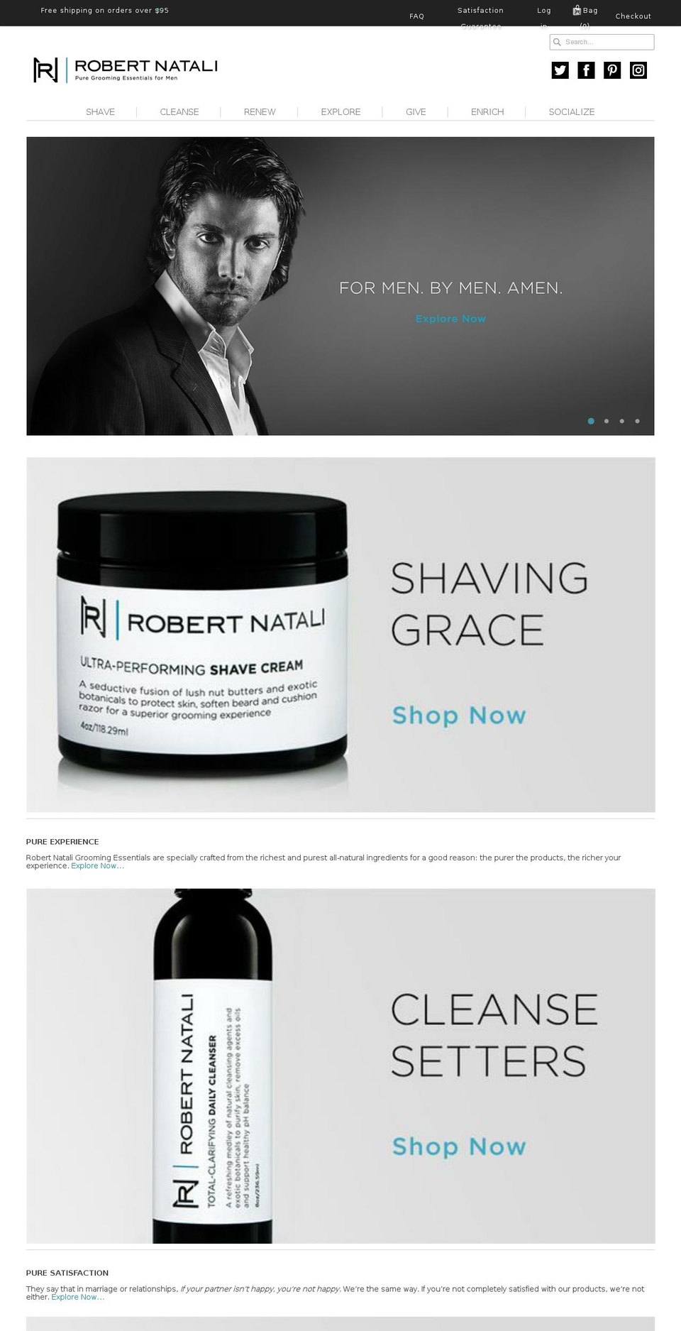 robertnatali.com — Shopify storefront screenshot
