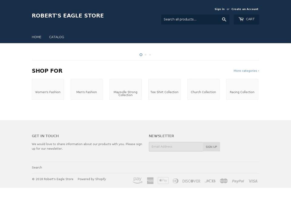 robertseaglestore.com — Shopify storefront screenshot