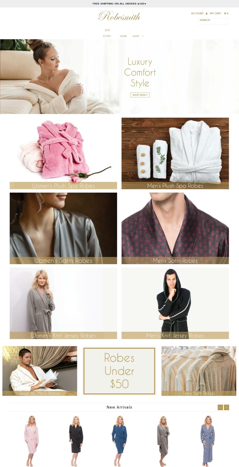 robesmith.com — Shopify storefront screenshot