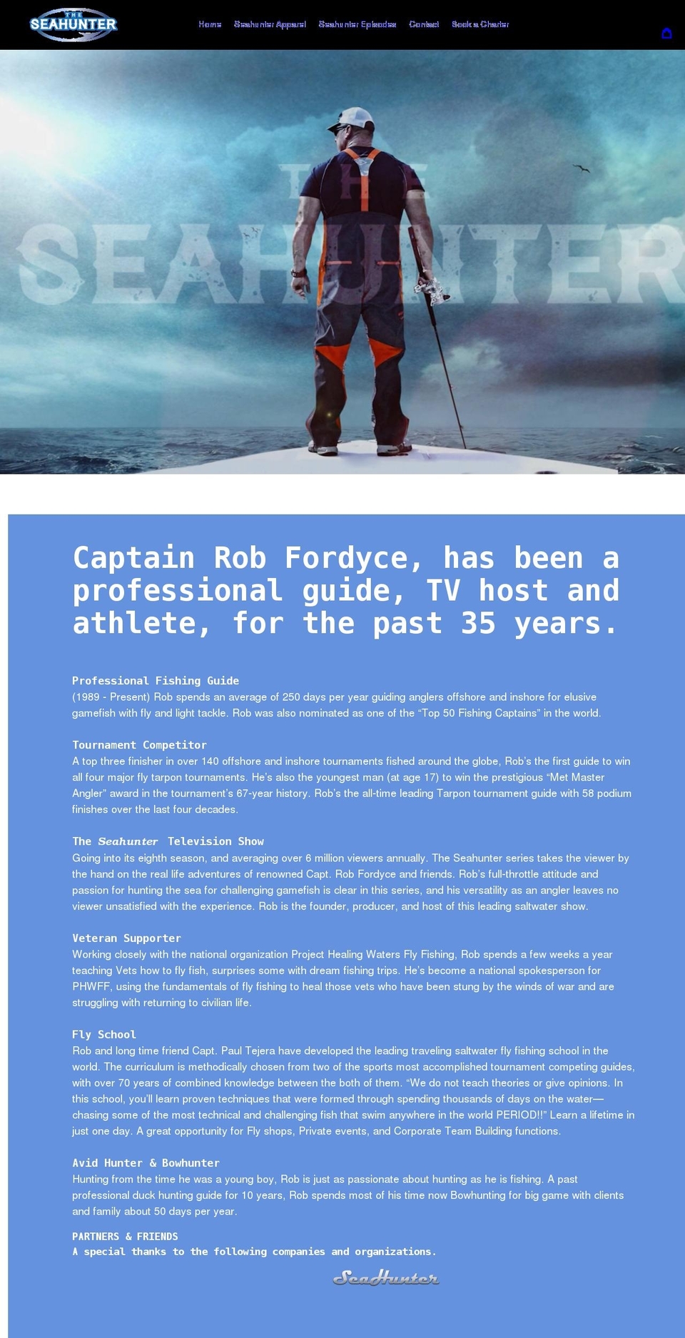 robfordyce.com shopify website screenshot