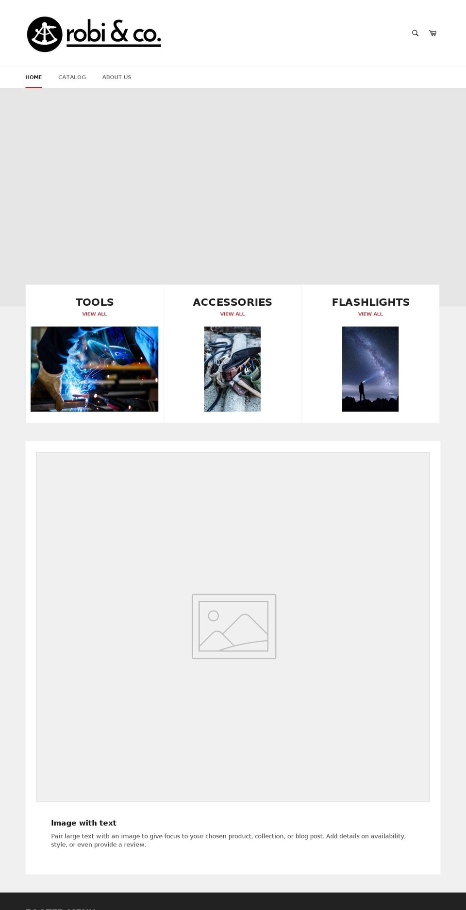 robicompany.com — Shopify storefront screenshot