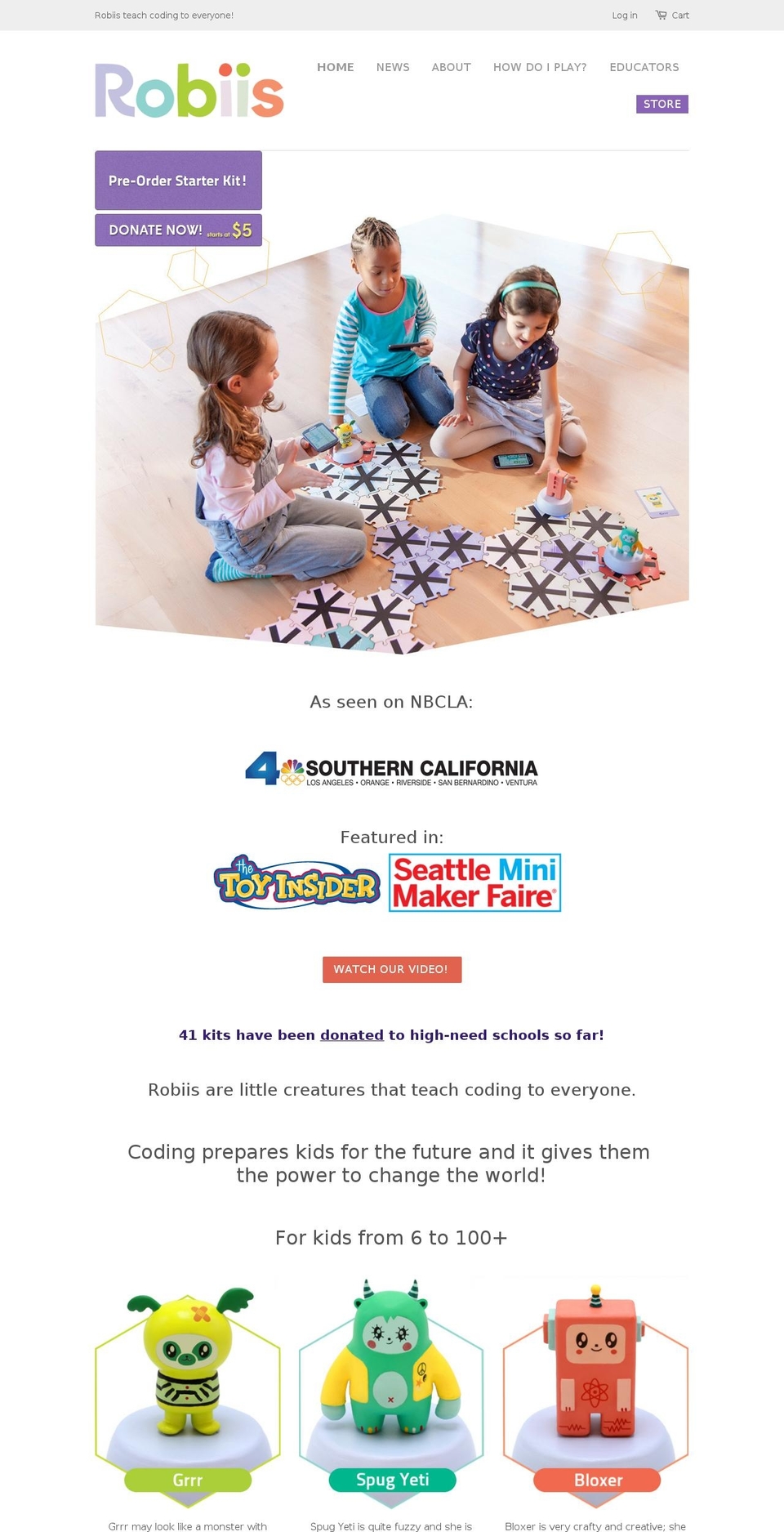 robiis.com shopify website screenshot