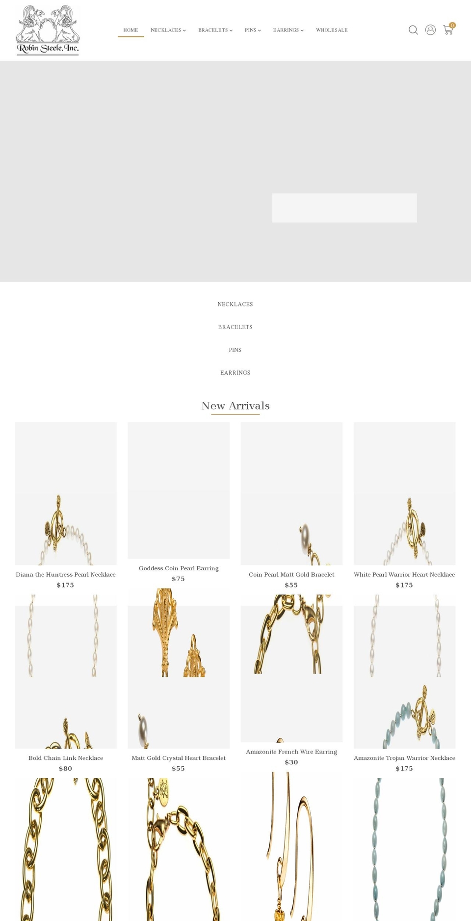 robin-steele.com shopify website screenshot