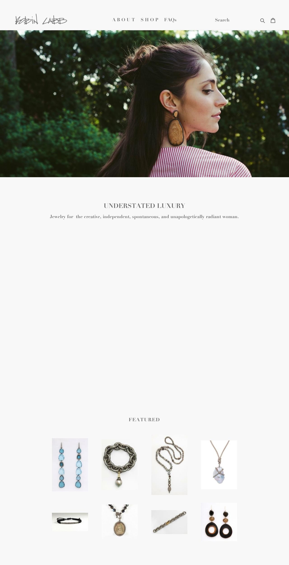 robinlabb.com — Shopify storefront screenshot