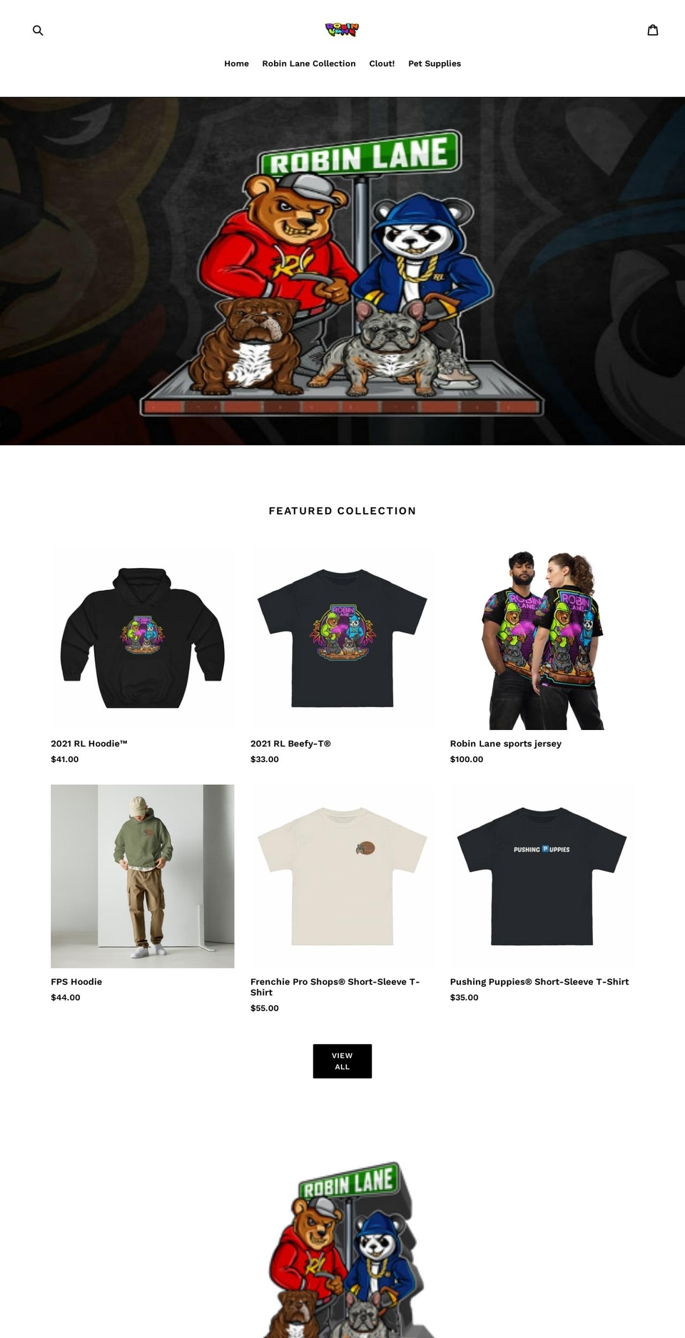 robinlaneskinn.com — Shopify storefront screenshot