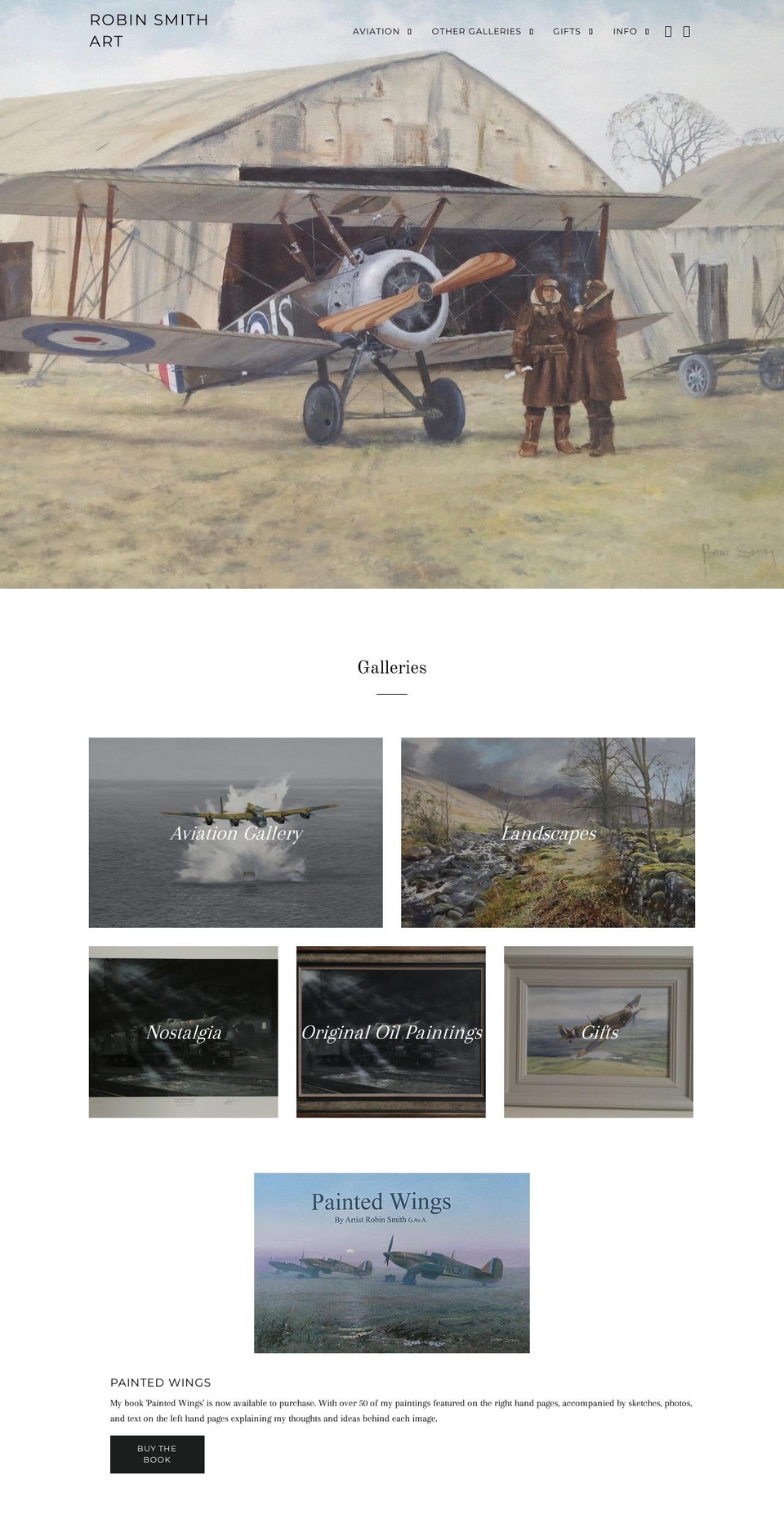 robinsmithart.com — Shopify storefront screenshot