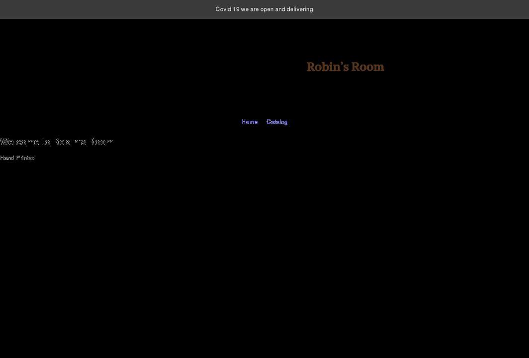 robinsroom.co.uk shopify website screenshot
