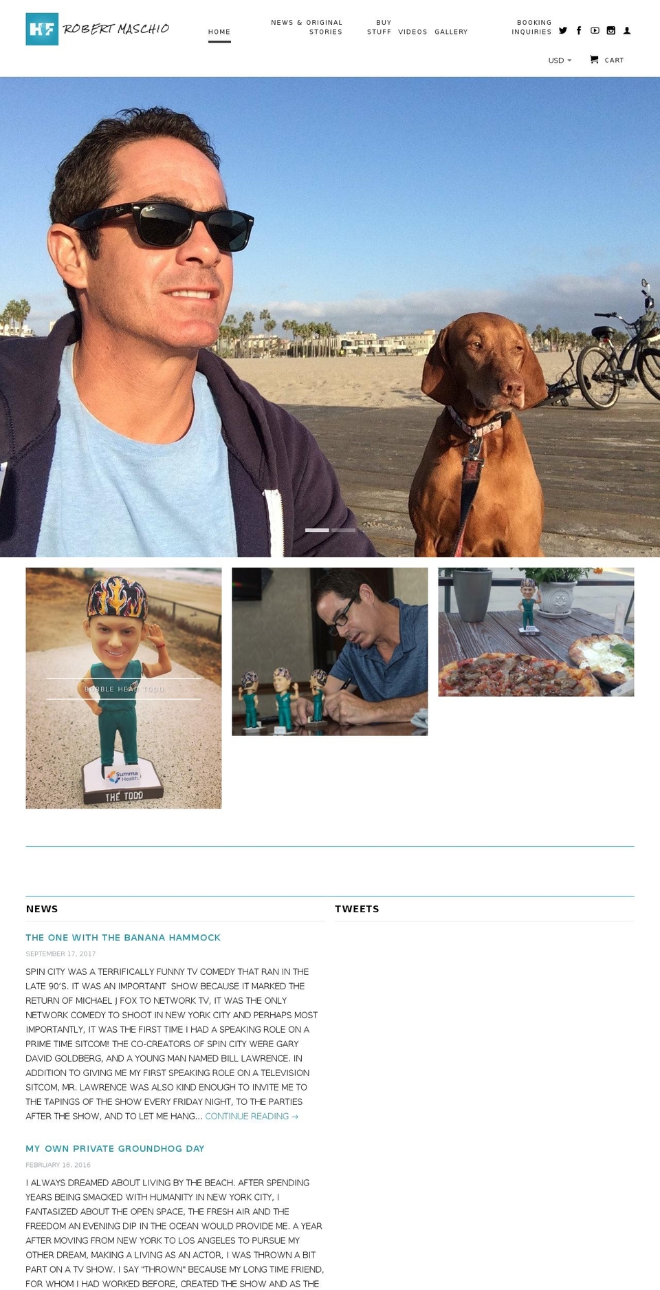 robmaschio.com — Shopify storefront screenshot