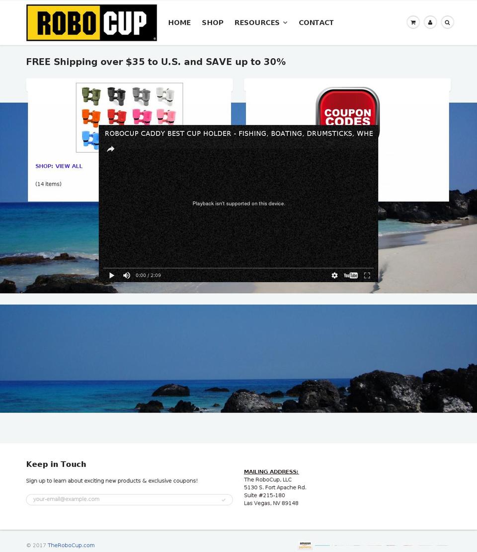 robocup.us shopify website screenshot