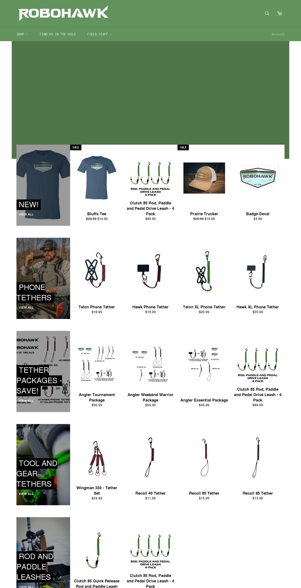 robohawk.us shopify website screenshot