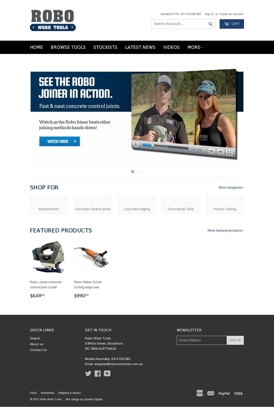 robojoiner.com shopify website screenshot