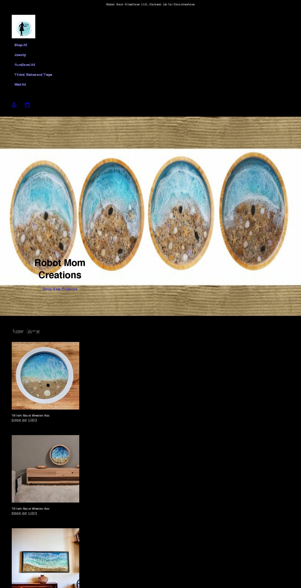 robot-mom.com shopify website screenshot