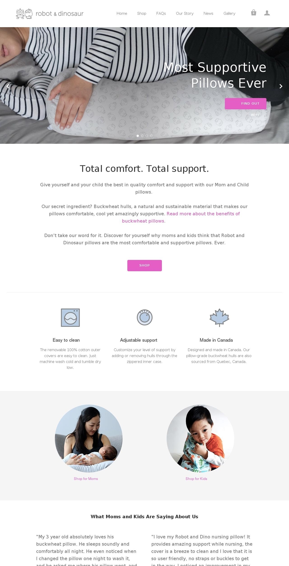robotanddinosaur.com — Shopify storefront screenshot