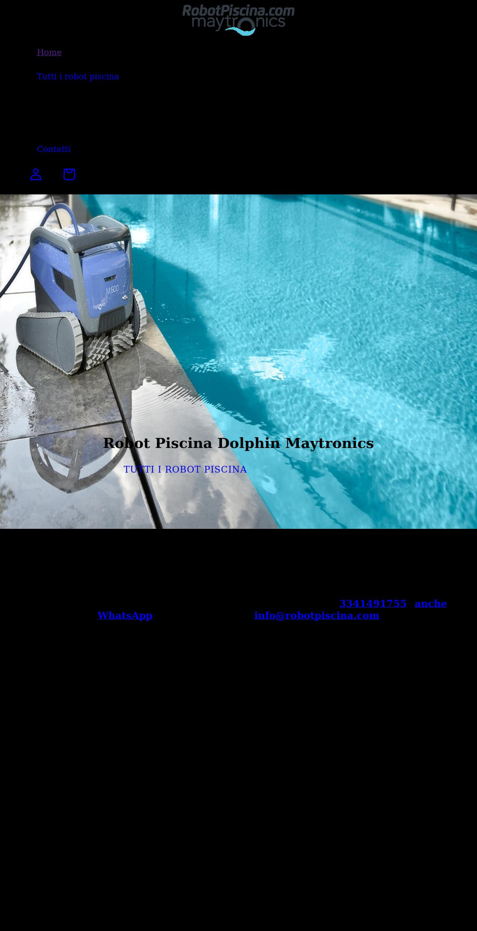 robotpiscina.com shopify website screenshot