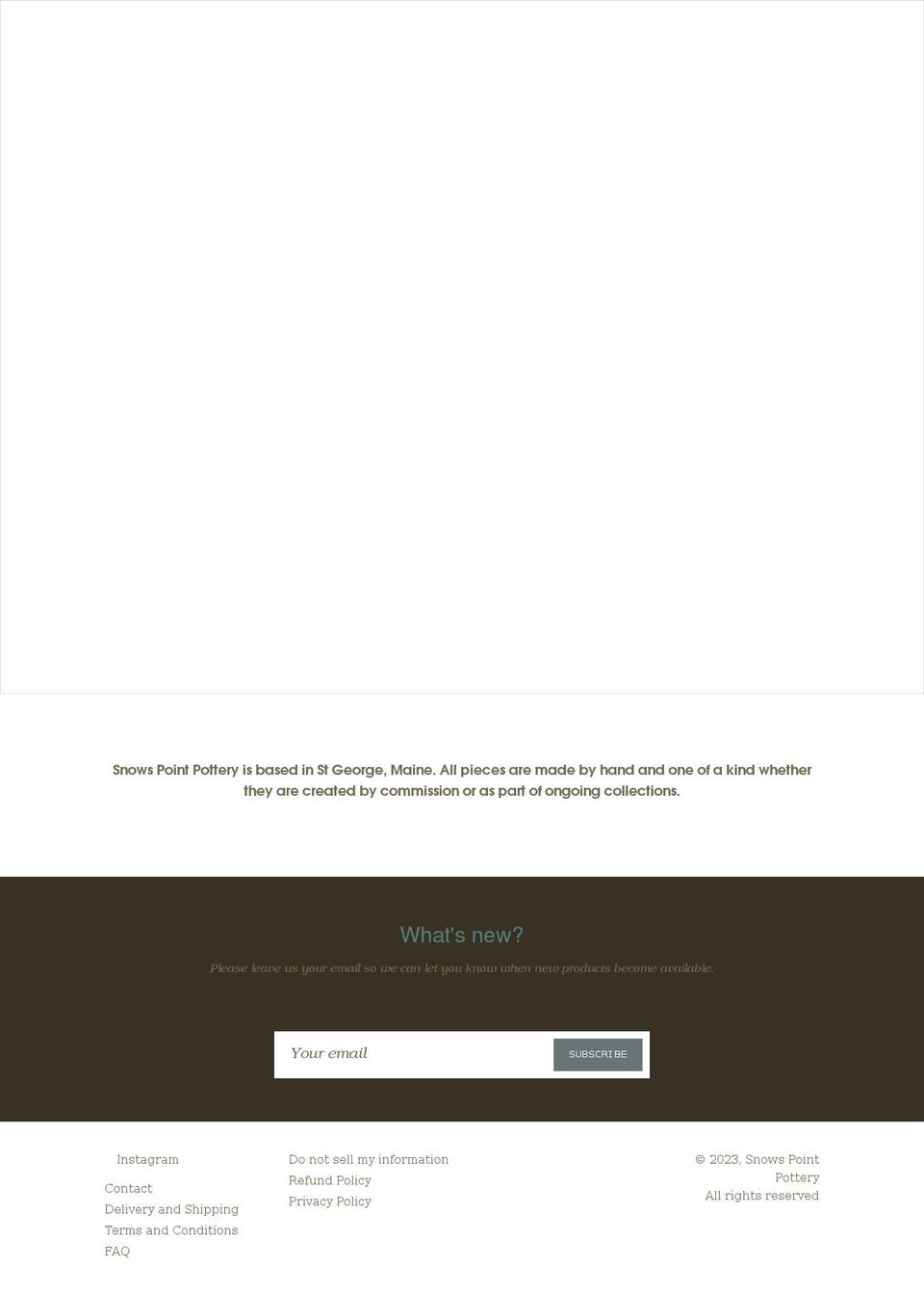 robstarkpottery.com shopify website screenshot