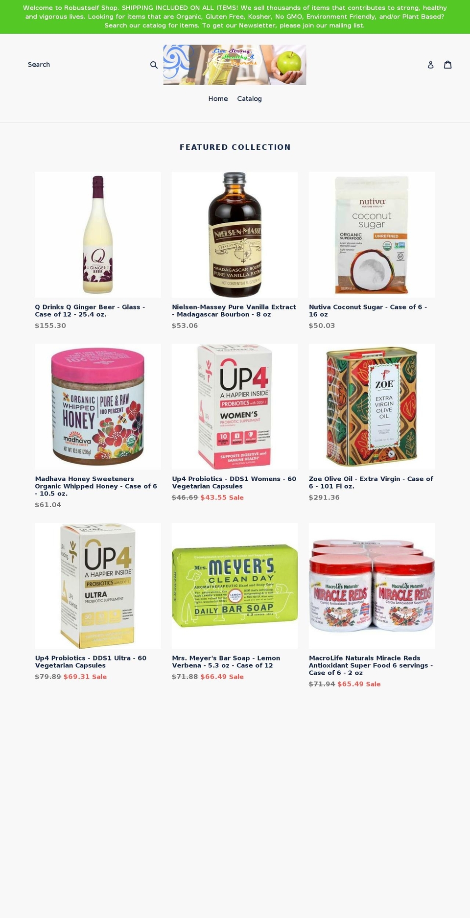 robustself.com — Shopify storefront screenshot
