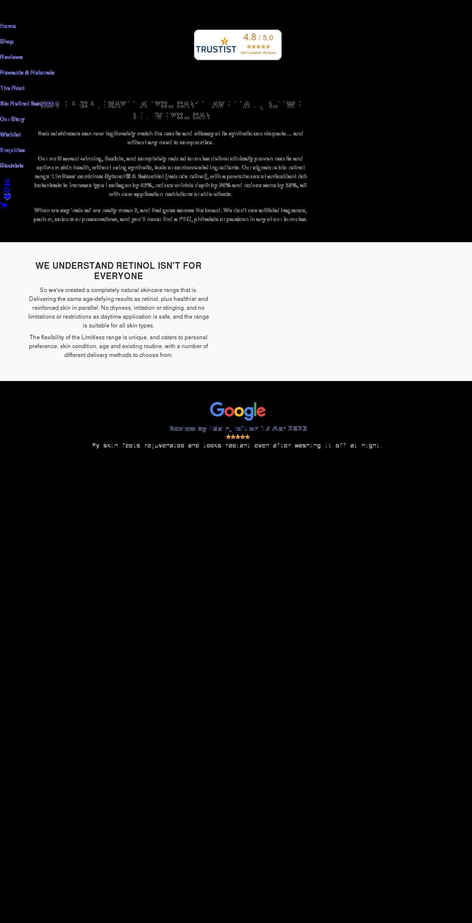 robynskincare.com shopify website screenshot