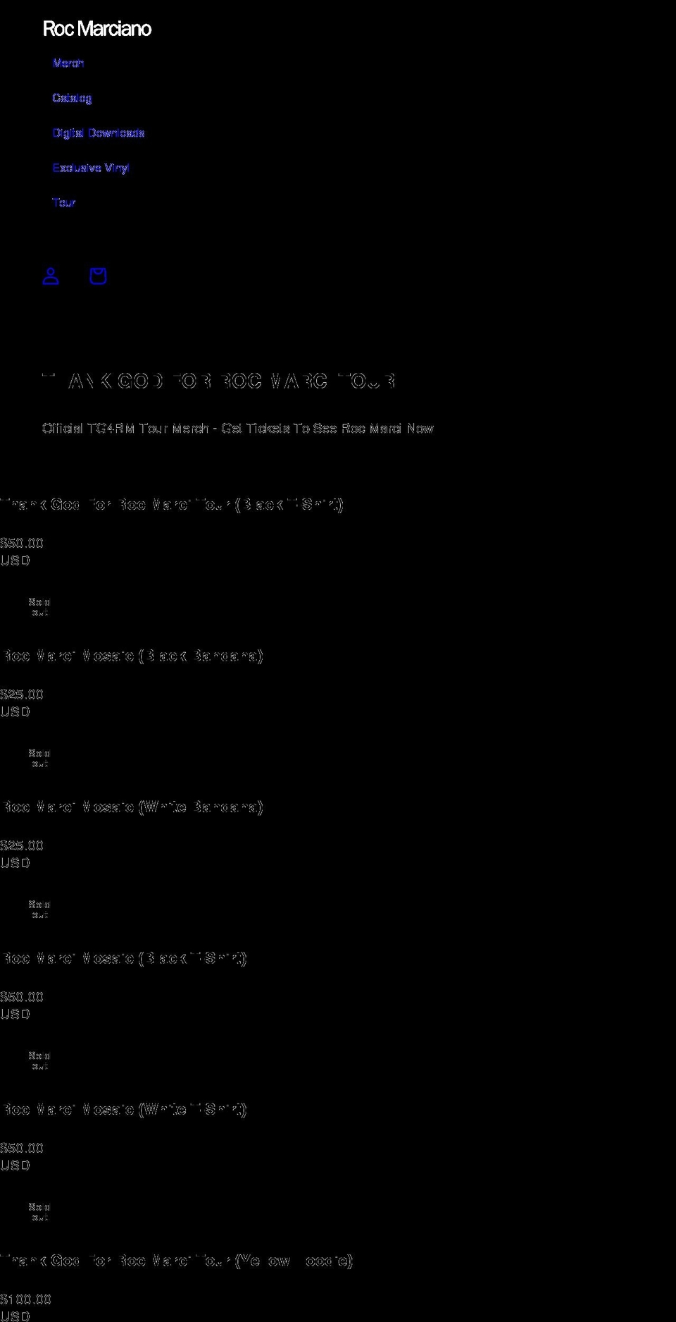 roc-marcianos-online-shop.myshopify.com shopify website screenshot