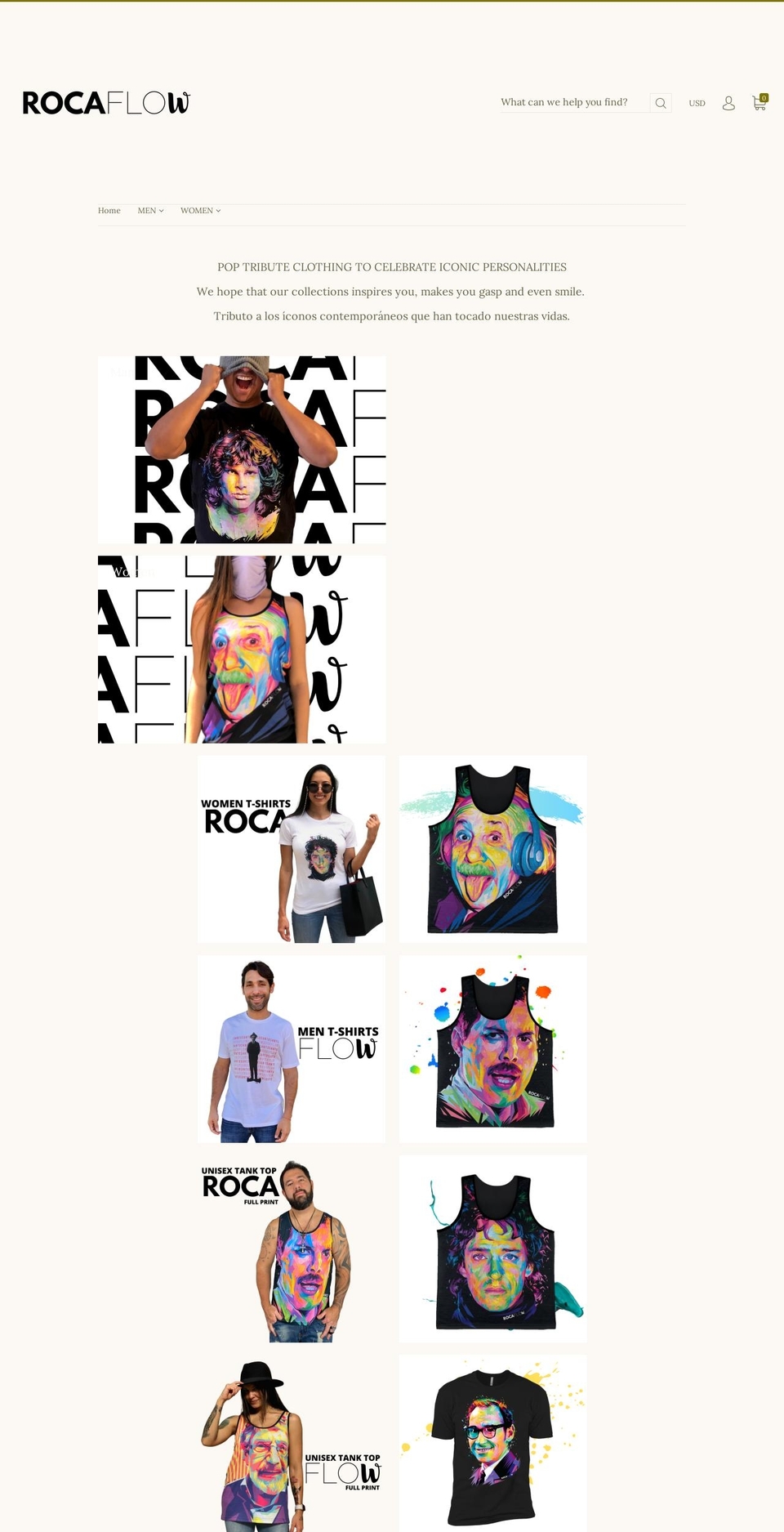 rocaflow.com — Shopify storefront screenshot
