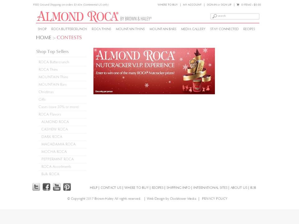 Brown \u0026 Haley 2.0 Shopify theme site example rocaholidays.com