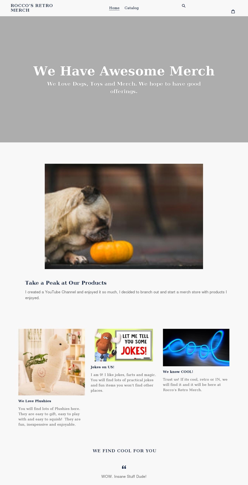 roccosretro.com shopify website screenshot